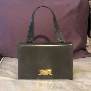 Vintage grey purse- accordion style